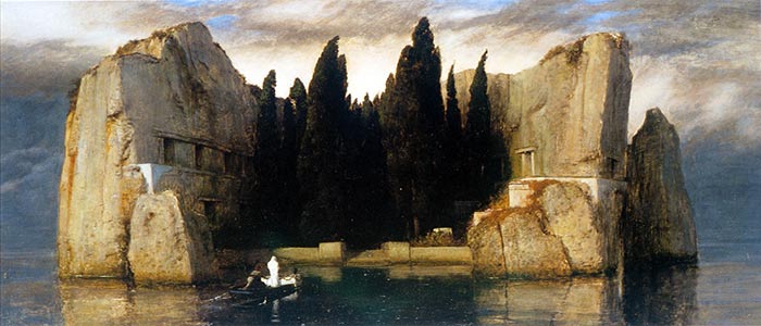 Arnold Böcklin, l'isola dei morti e il Castello Aragonese