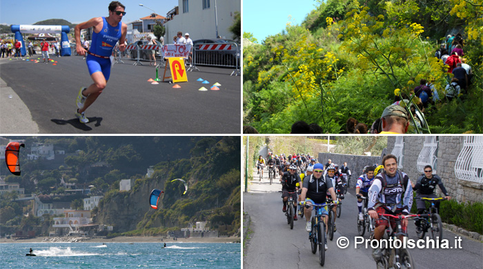 Ciclismo, corsa, trekking e windsurf a Ischia.
